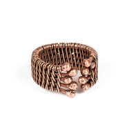 Torched Copper Ring